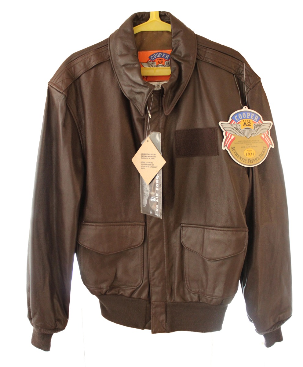 Cooper 2024 Type A-2 U.S. Air Force Goatskin Leather Jacket