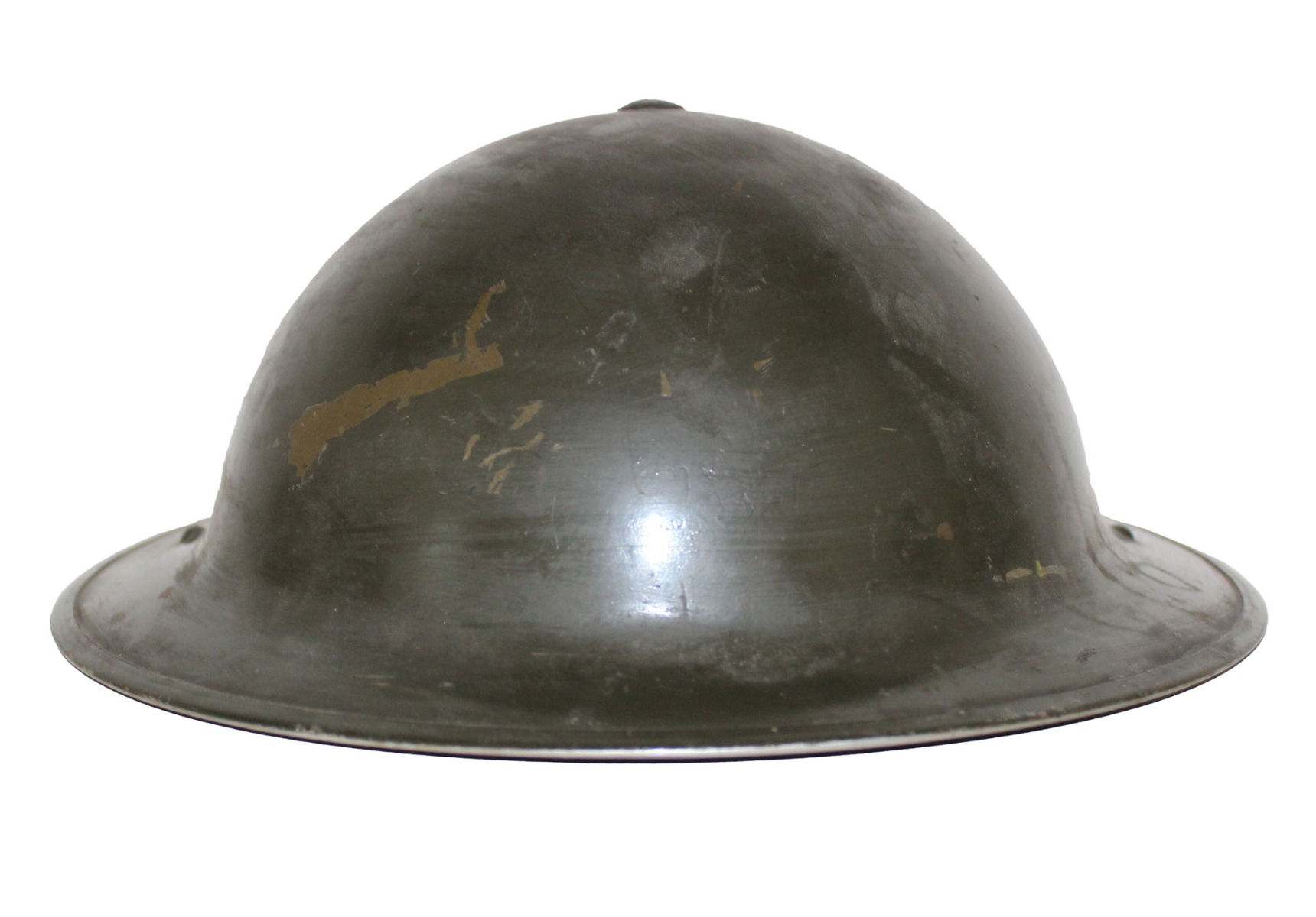 WW2 CANADIAN MARK II HELMET NAMED AND DATED 1942 C.L. C