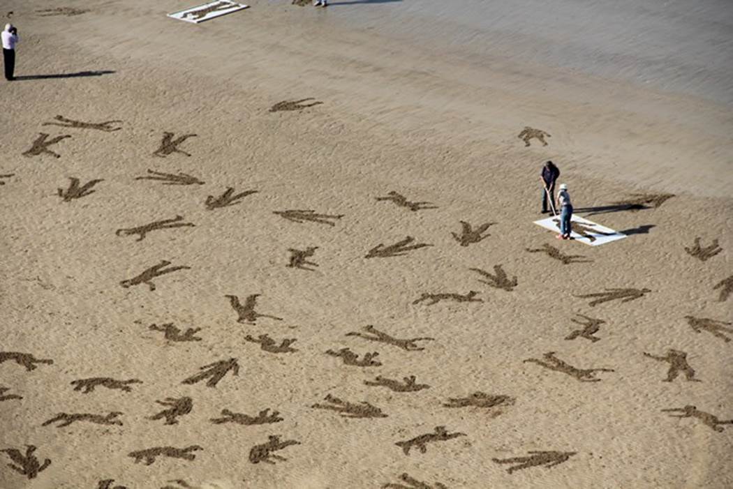 WW11 Monument to Fallen Soldiers in Normandy France