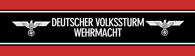 Volkssturm arm band Germany WWII