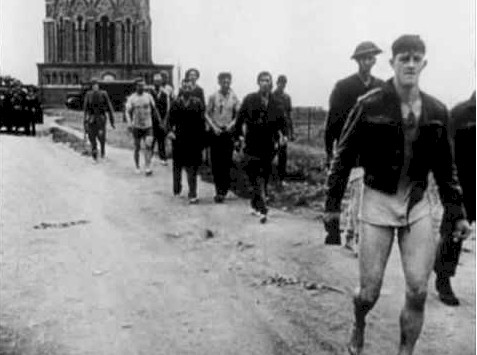 Canadians capture in Dieppe France Disaster